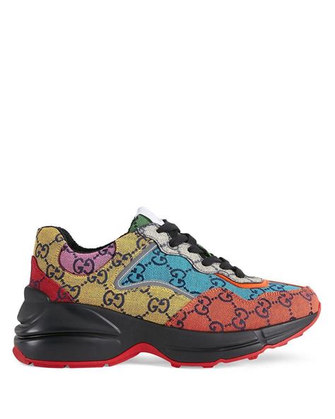 gucci rhyton multicolor sneaker|gucci rhyton sneakers worldwide.